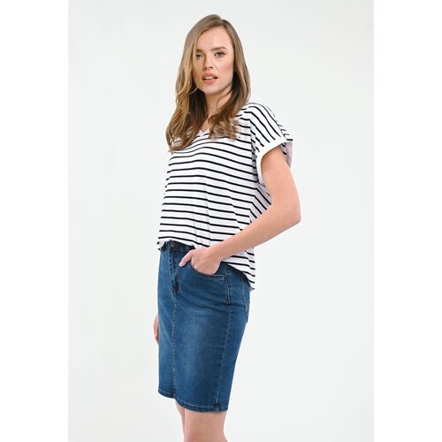 Volcano Woman&amp;#039;s Skirt G-VIKY Navy Blue Slike
