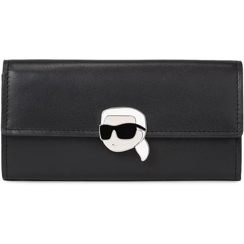 Karl Lagerfeld Velika ženska denarnica 240W3234 Black