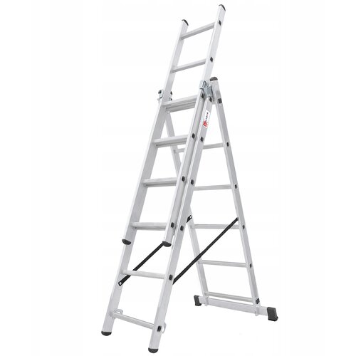 KADAX aluminijasta lestev univerzalna 3x6 zložljiva dvostranska močna + kavelj, (5000346197) Cene