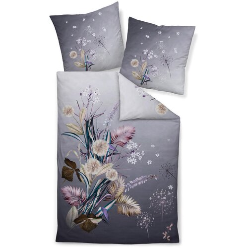 Janine POSTELJNINA 135/200 cm mako saten lila Cene