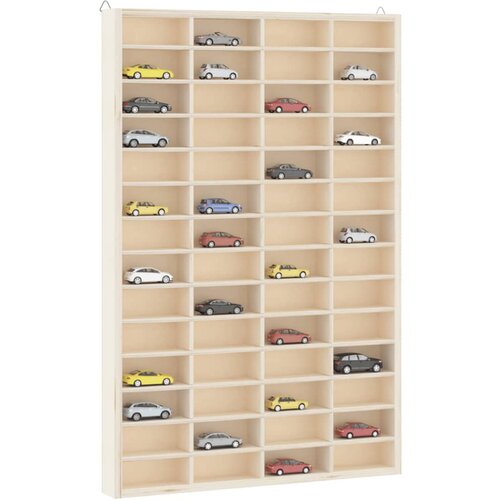 vidaXL Stenska razstavna omarica z 56 predelki 40x4,5x60 cm Cene