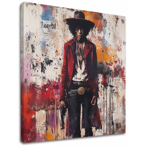 Image JIMI HENDRIX - Divlji zapad u akrilu | 100% originalno obojeni akril Slike