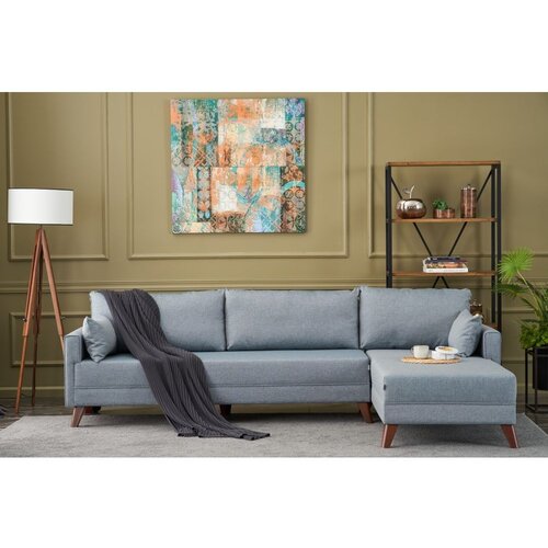  Ugaona garnitura Bella Soft Kose Koltuk Right Blue Cene