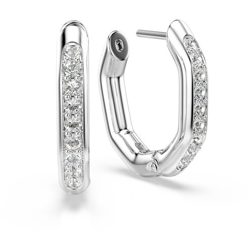 Swarovski Uhan srebrna / transparentna Cene
