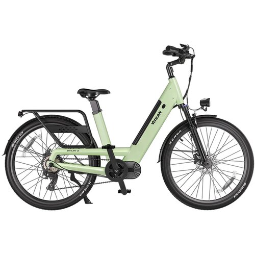 Vitilan L5 Urban Commuter električno kolo - 500 W 48 V 15 Ah - senzor navora - zelena, (21960386) Slike