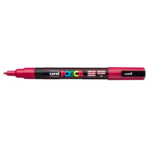  Marker UNI POSCA PC-3M 0.9 - 1.3 MM  dark red (14) Cene