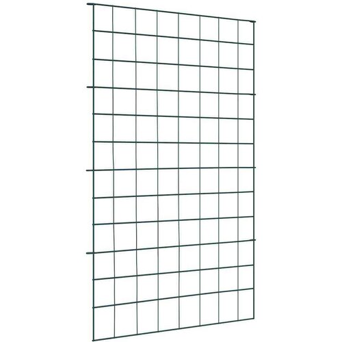 vidaXL Komplet ograje za ribnik 8 pcs Zelena 50 x 80 cm Jeklo Cene