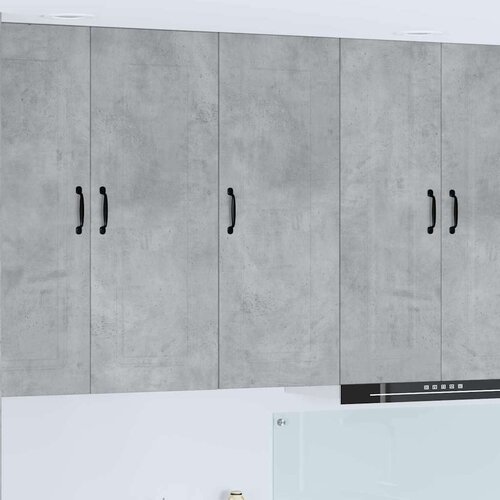 vidaXL Stenska kuhinjska omarica Betonsko siva 40 x 31 x 100 cm Cene