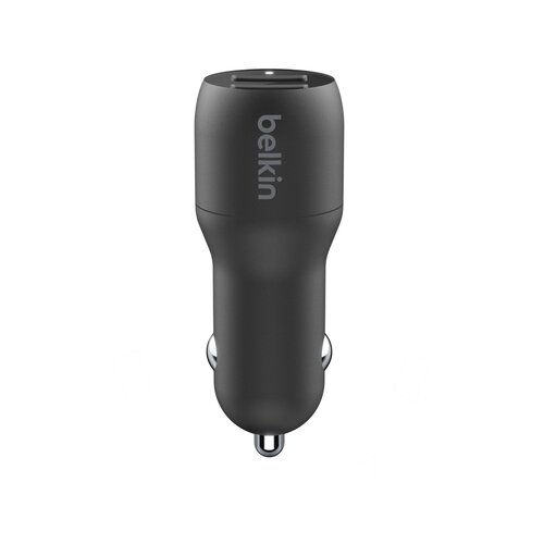 Belkin Boost Charge Dual USB-A Car Charger 24W (CCD001bt1MBK) Slike