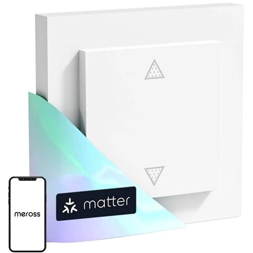 Meross MRS105MA-EU WiFi pametni prekidač za rolete (Matter) Slike