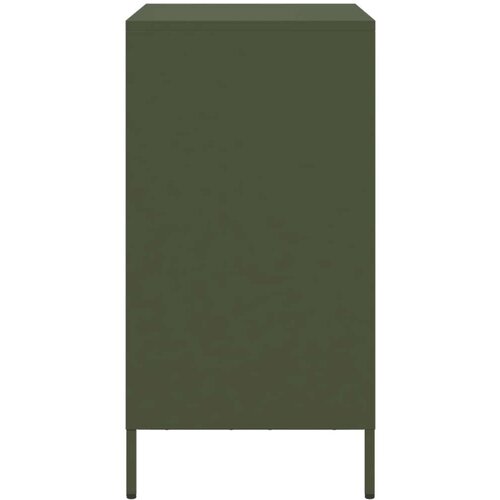 VidaXL Komoda maslinastozelena 68x39x73,5 cm hladno valjani čelik Slike