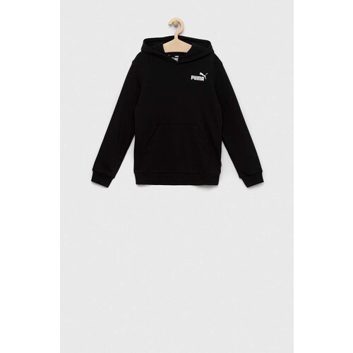 Puma Otro&amp;scaron;ki pulover ESS Small Logo Hoodie TR B črna barva, s kapuco Slike