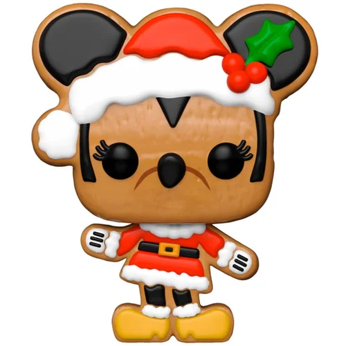 Funko pop! Disney: Počitnice - Minnie Mouse - Gingerbread - Zbirka vinilne figure - ideja za darilo - uradno blago - igrače za otroke in odrasle - model za zbiralce in prikaz, (21241202)