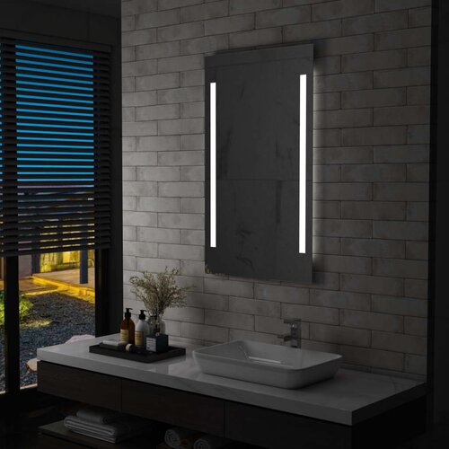 vidaXL kupaonsko LED zidno ogledalo 60 x 100 cm Cijene