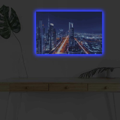 Wallity 4570DHDACT-019 multicolor decorative led lighted canvas painting Slike