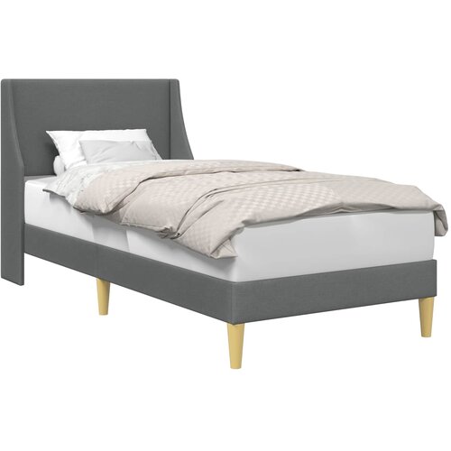 vidaXL Okvir za krevet Tamno siva 90 x 200 cm tkanina - Tamno siva 90 x 200 cm Cijene