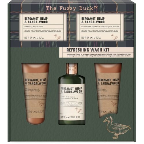 Baylis &amp;amp; Harding The Fuzzy Duck Bergamot, Hemp &amp;amp; Sandalwood poklon set za mu&amp;scaron;karce Slike