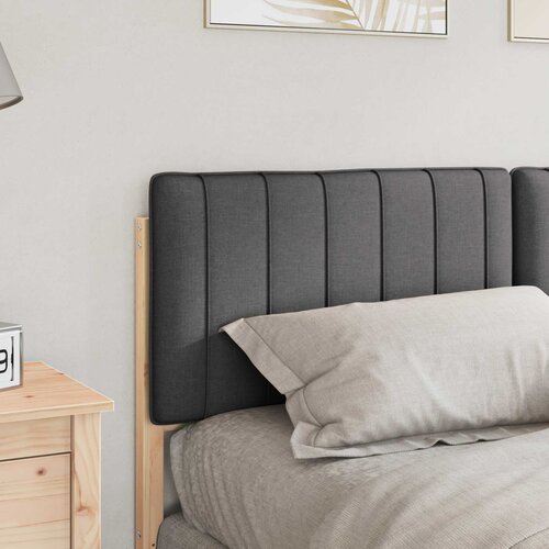  Tapecirani uzglavlje s uzglavljem Smeđa i svijetlosiva 150 cm Slike