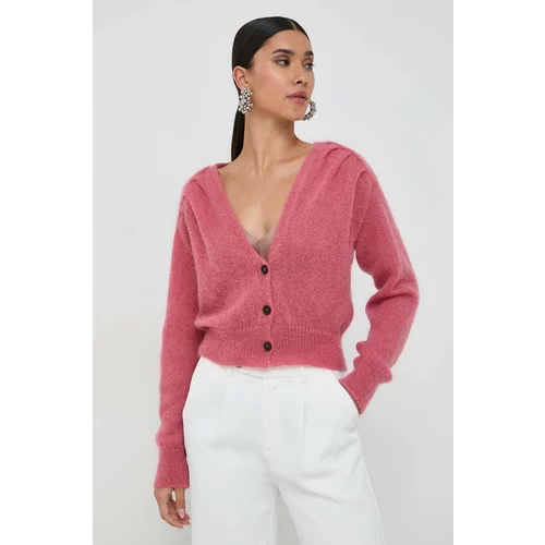 Liviana Conti Pulover s dodatkom vune za žene, boja: ružičasta