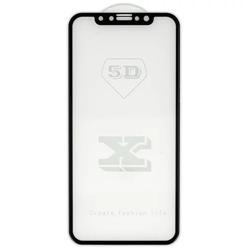 Zaščitno kaljeno steklo 5D Full Glue za Apple iPhone 11 Pro Max / iPhone XS Max (6.5") - črno