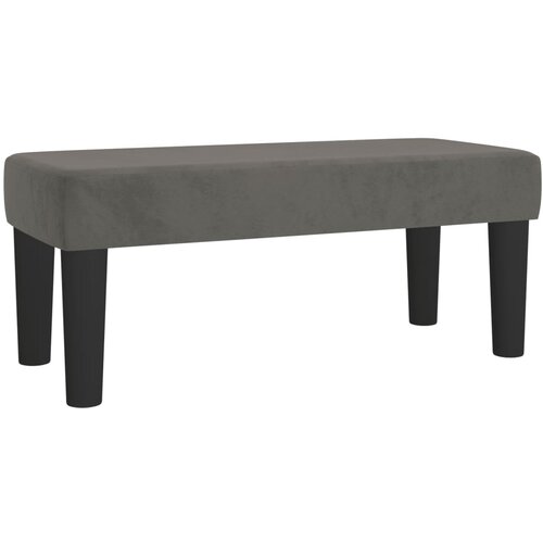 Box spring krevet s madracem tamnosivi 80 x 200 cm bar&amp;scaron;unasti Slike