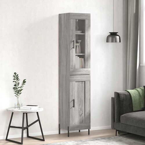 Visoka komoda siva sonome 34,5x34x180 cm od konstruiranog drva Cijene