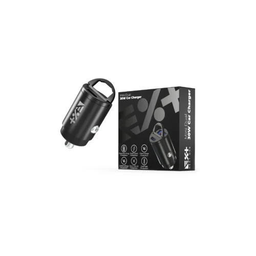 Next One Mini Dual 30W Car Charger – Black