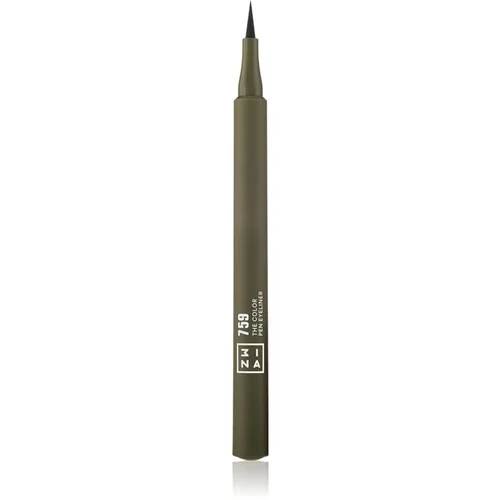 3INA The Color Pen Eyeliner tuš za oči nijansa 759 - Olive green 1 ml