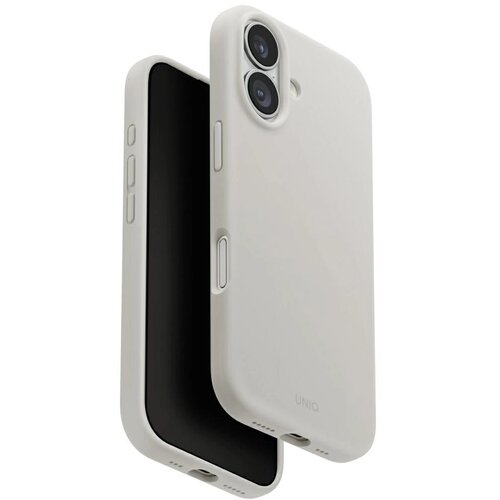 Uniq LINO OVITEK ZA IPHONE 17 MAGCLICK POLNILNI SIVI Z MAGNETNIM ZAKLEPOM, (5000299775) Slike