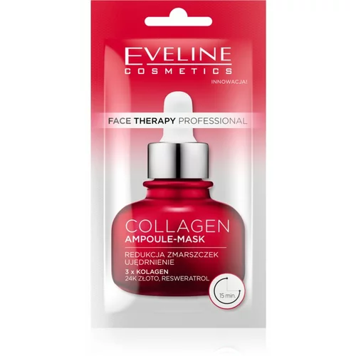 Eveline Cosmetics Face Therapy Collagen kremasta maska za obnavljanje čvrstoće kože 8 ml