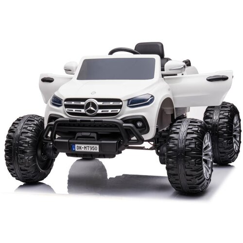  Licencirani auto na akumulator Mercedes DK-MT950 4x4 - bijeli Slike