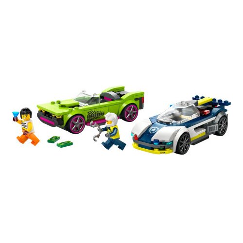 Lego city police police car and muscle car chase ( LE60415 ) Slike