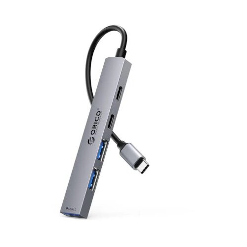 Orico ysb4-u2 USB hub 4port usb3.0 typec+pd ( 110-0047 ) Slike