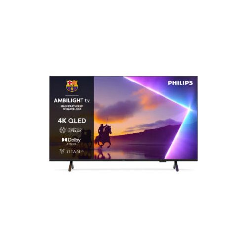 Philips 65&amp;rdquo;PUS8510 4K QledTitan OS; AMBILIGHT TV;Pixel Precise Ultra HD; Dolby Atmos Slike