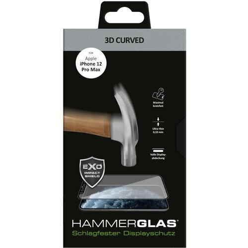 M-LINE mline 3D curved glas f. iphone 12 pro ma MH0097LTD curved hammerglas iphone Slike
