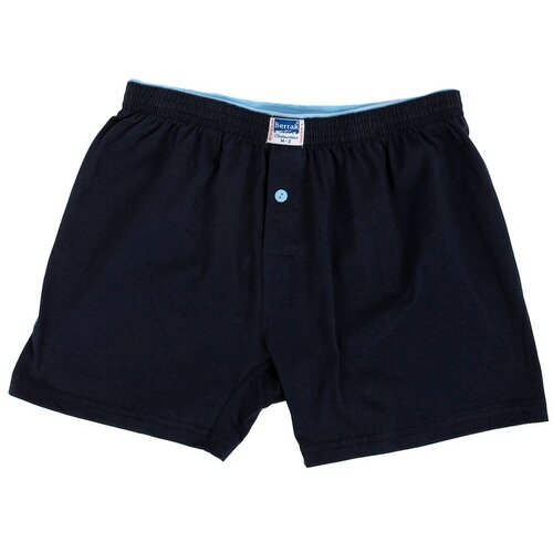 Fashion Hunters Men's navy blue cotton boxer shorts Slike