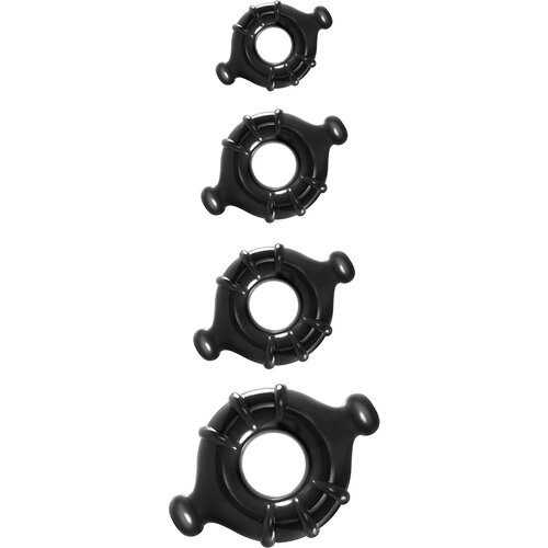 Ns Novelties Renegade Vitality Rings Black Cene