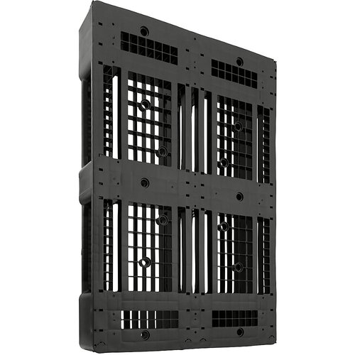 Ratioform Paleta iz umetne mase, nosilnost statično 5000 kg, brez roba, &amp;scaron;irina 800 mm, z luknjami, od 20 kosov Slike