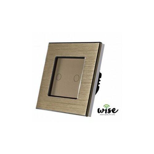 Wise wifi + RF prekidac (naizmenicni) alu panel, 2 tastera krem WPRF042 Cene