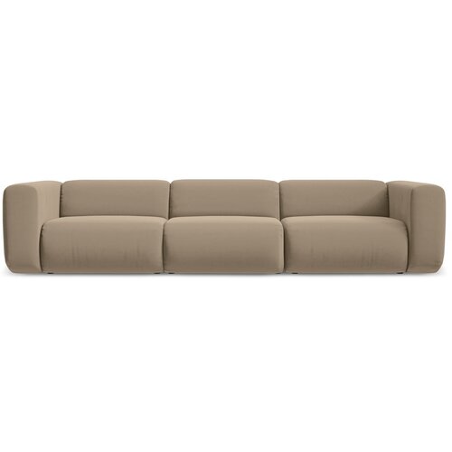 Makamii Bež baršunasti sofa 319 cm Ekahi – Cijene