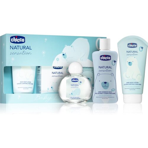 Chicco Natural Sensation Baby Essential darilni set 0+ za otroke od rojstva Cene