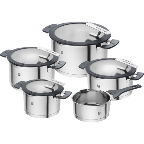 Zwilling SIMPLIFY 66870-005-0 Pots set Stainless steel 5 pcs. Silver Black Cijene