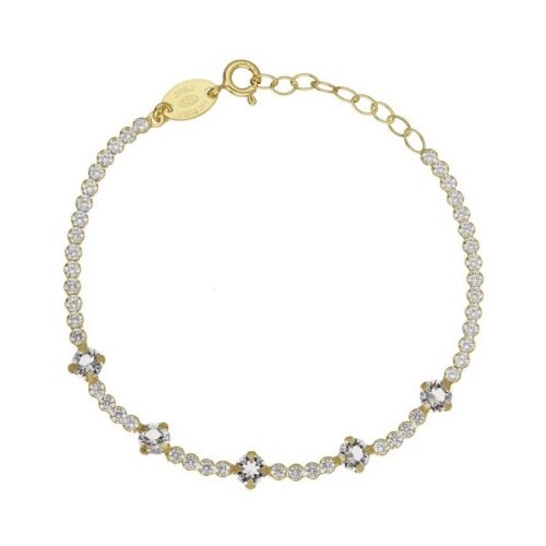Victoria Cruz halo crystal gold narukvica sa swarovski kristalima ( a4481-07dp ) Cene