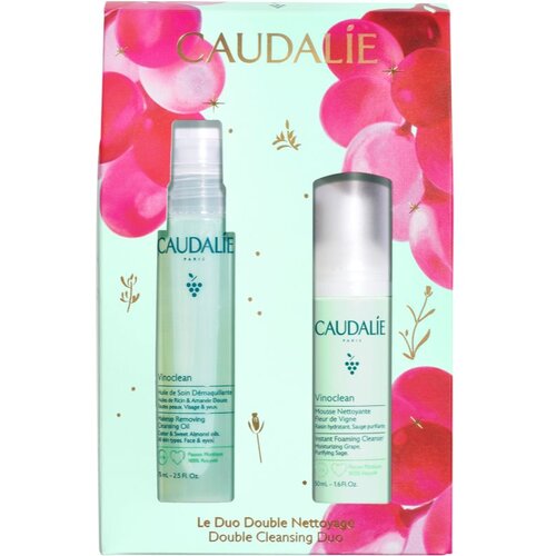 Caudalie Vinoclean Double Cleansing Duo božični darilni set za globinsko či&scaron;čenje Cene