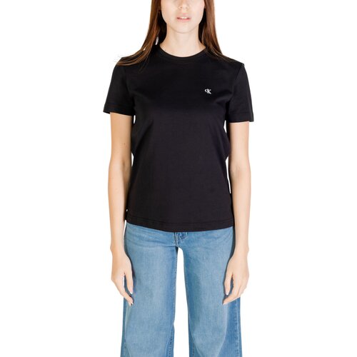 Calvin Klein Jeans Majice s kratkimi rokavi SS MONOGRAM CREW TEE LV047B224G Črna Slike