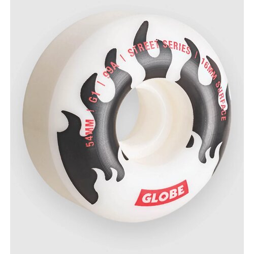 Globe G1 54mm Wheels white / black / flames Cene