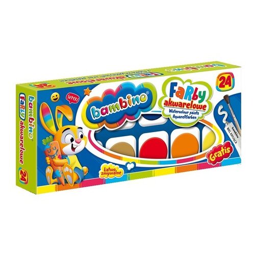 Bambino Akvarelne Barve - Set 24 Raznolikih Odtisov, (22138270) Slike