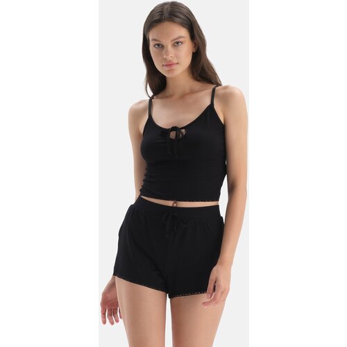 Dagi Pajama Top - Black Slike