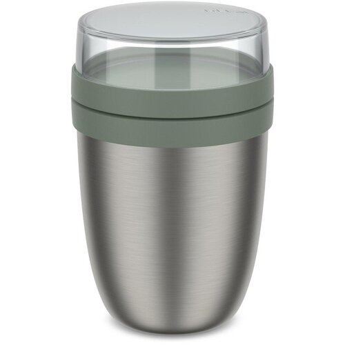 Mepal Termovka za hrano iz nerjavečega jekla v srebrni barvi/žajbljevo zelena 500 ml Ellipse &ndash; Cene