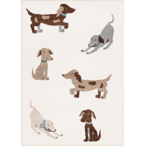 FD Dječji tepih boje slonovače 133x190 cm Dogsie Pearl &amp;ndash; Slike